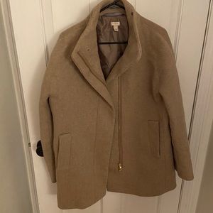 Jcrew City Coat in Heathered Oatmeal